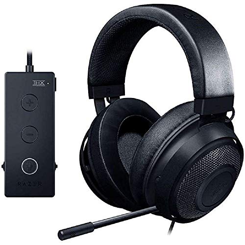 Razer Kraken Tournament Edition - Esports Gaming Headset (Kabelgebundenes Gaming Headphones mit USB-Audio-Controller, THX Spatial Audio, 50-mm-Treiber, Plattformübergreifende Kompatibilität) Schwarz