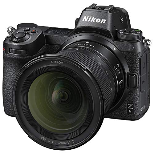 Nikon Z 6 Spiegellose Vollformat-Kamera mit Nikon 14-30 mm 1:4 S (24,5 MP, 12 Bilder pro Sek., 5 Achsen-Bildstabilisator, OLED-Sucher mit 3,69 Mill. Bildpunkten, AF mit 273 Messfeldern, 4K UHD Video)