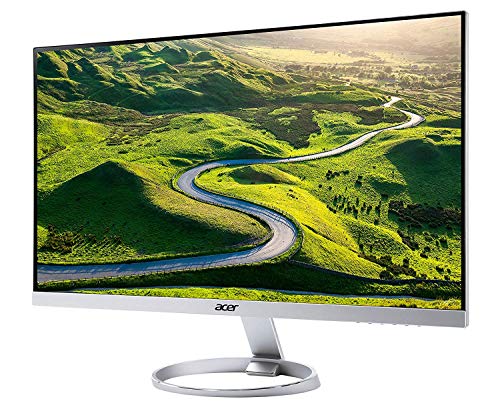 Acer H277HUsmipuz 69 cm (27 Zoll) Monitor (DVI, HDMI 2.0, USB 3.1 Type C, Displayport, WQHD 2.560 x 1.440, 4 ms Reaktionszeit, EEK B) silber