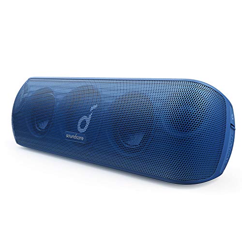 soundcore Motion+ Bluetooth HiFi Lautsprecher mit Hi-Res 30W Audio, Intensiver Bass, Kabelloser, mit App, USB C Konnektivität, Flexibler EQ, 12h Akkulaufzeit, IPX7 Wasserschutz (Blau)