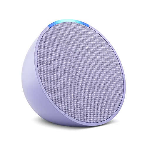 Echo Pop | Kompakter und smarter Bluetooth-Lautsprecher mit vollem Klang und Alexa | Lavendel