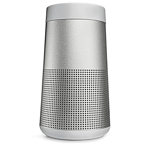 Bose SoundLink Revolve, tragbarer Bluetooth - Lautsprecher (mit kabellosem 360°-Surround-Sound), Silber