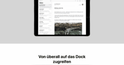 iOS 11 Einführung in das Dock