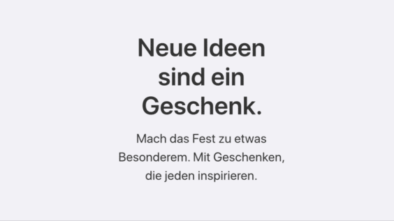 Apple Geschenkideen 2017