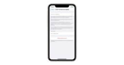 iOS 13.5 Beta Corona-API Erklärung von Apple - Screenshot