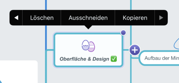 MindNode Menüband