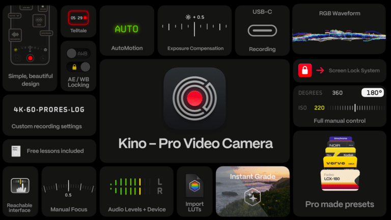 Kino - Pro Video Camera