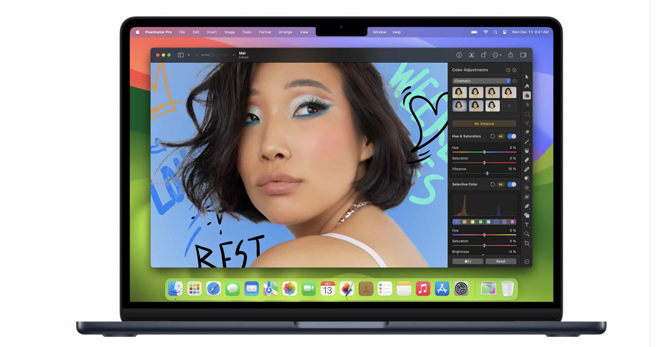 Pixelmator Pro has been released in version 3.6.7: this is new