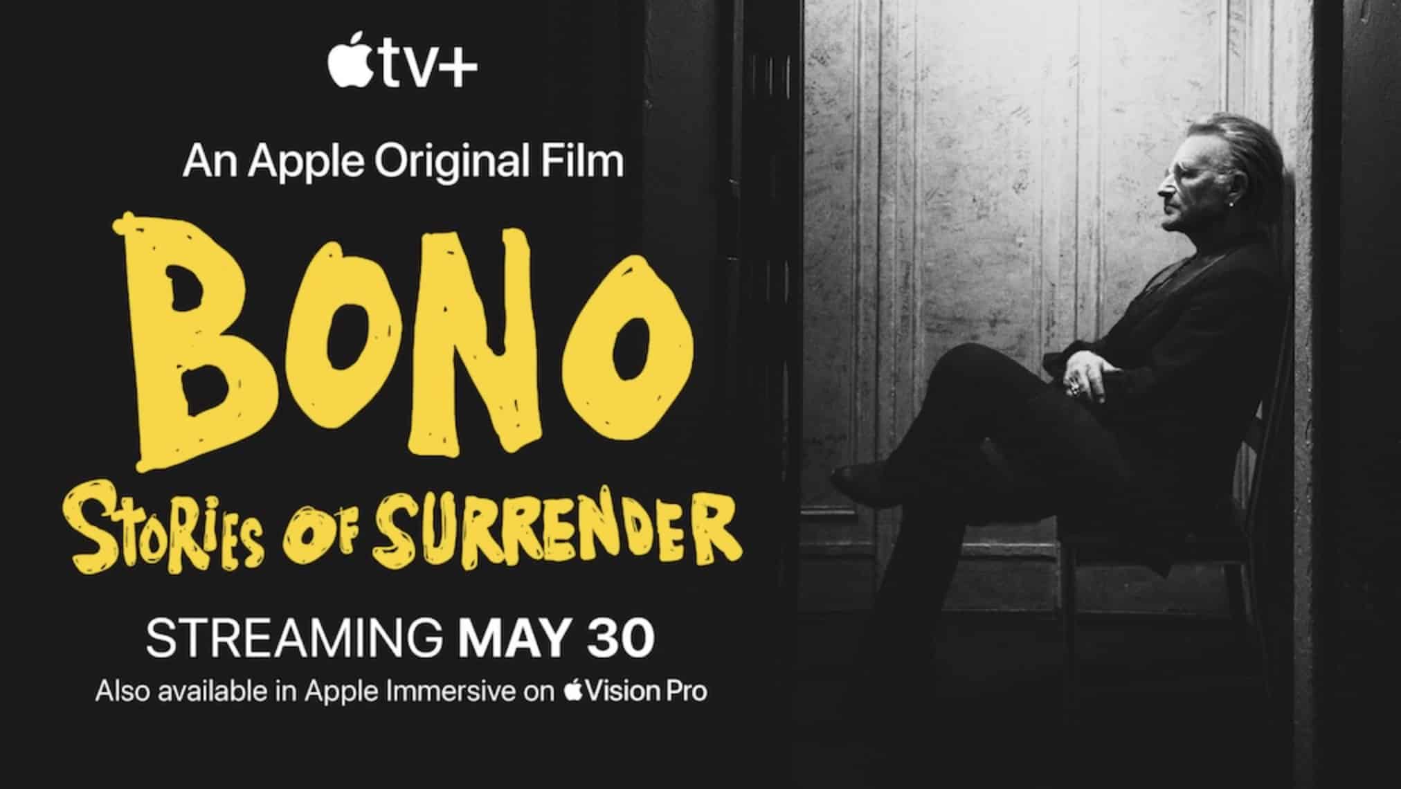 Apple TV+ kündigt Doku „Bono: Stories of Surrender“ an – inklusive angepasster Version für die Vision Pro